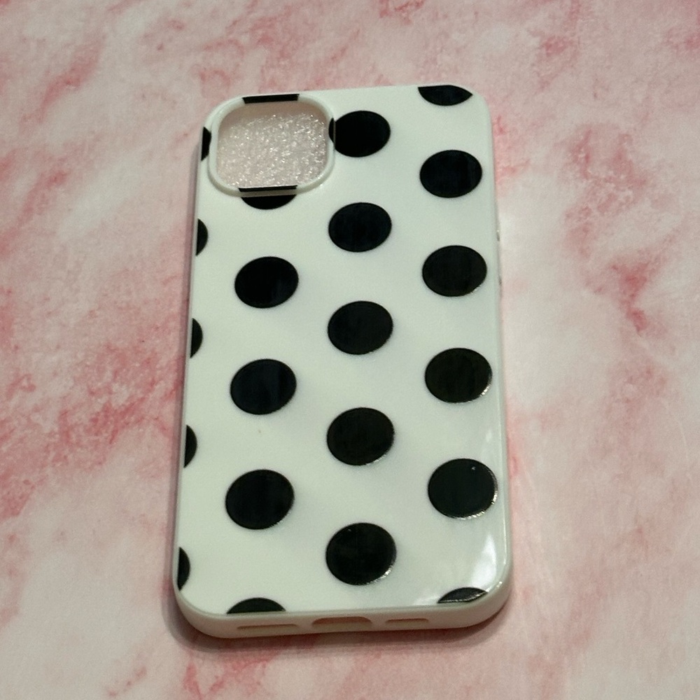 iPhone 15 Plus Polka Dot Case